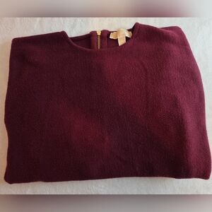 MICHAEL Michael Kors Women's Burgundy Crewneck Sweater